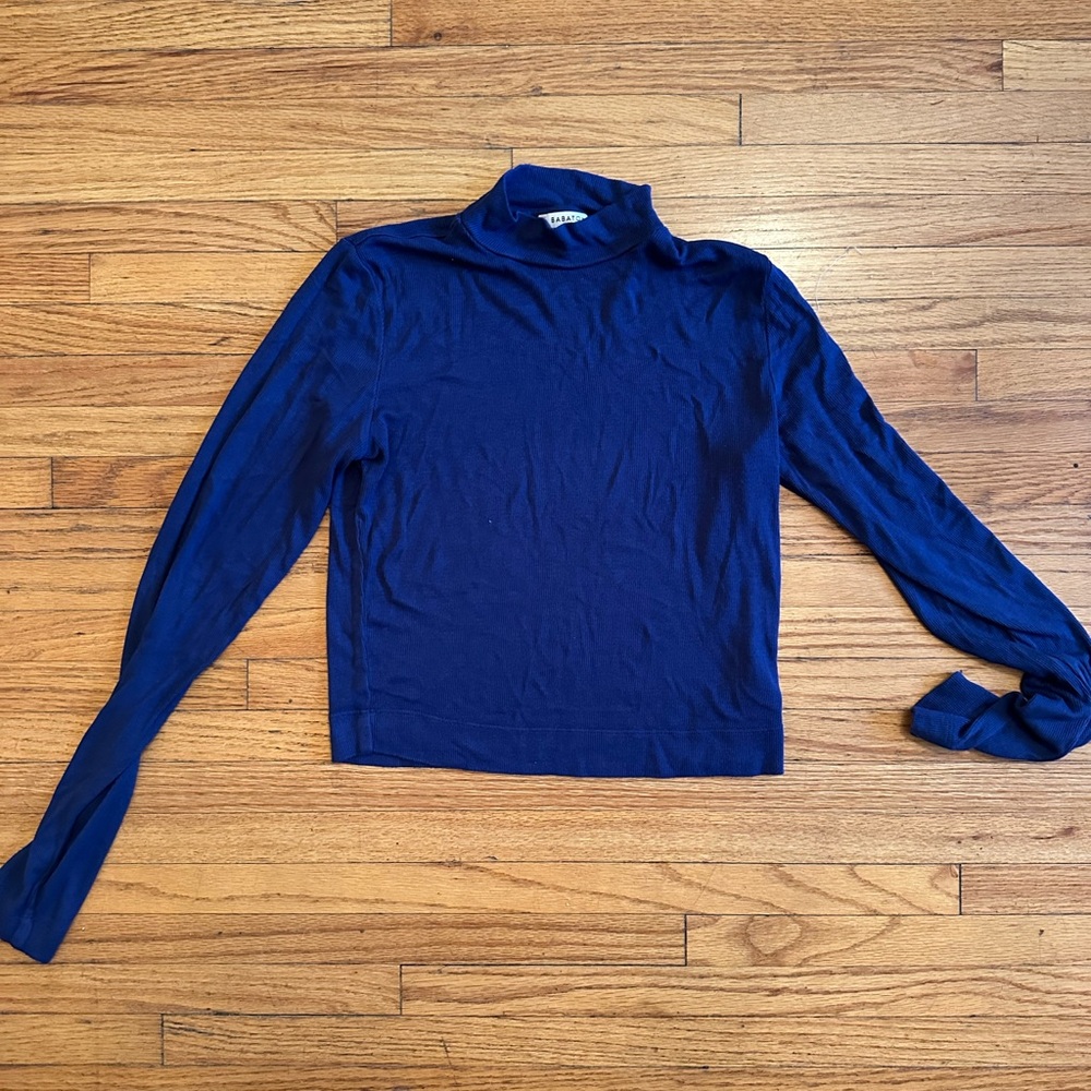 Babaton Blue Turtleneck